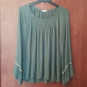 Boho Bell Sleeve Shirt